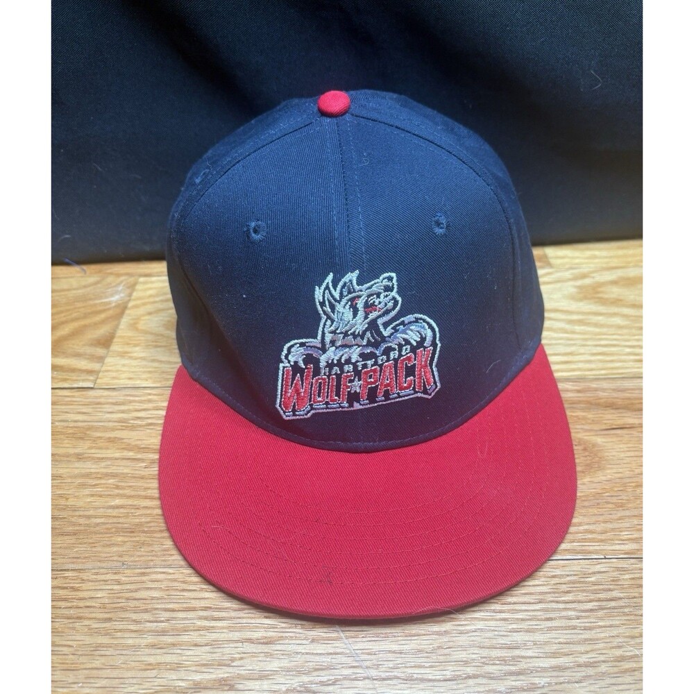 Hartford Wolf Pack American Hockey League blue Red SnapBack Hat Cap OSFM 860